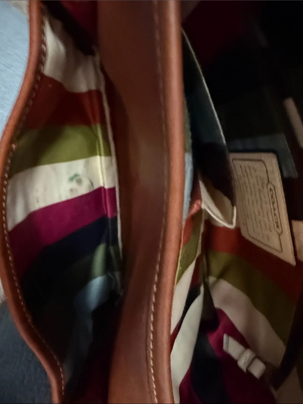 Coach classic leather
